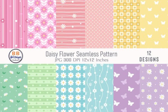 Download Daisy Spring Flower Pattern Floral Paper - Daisy Collection