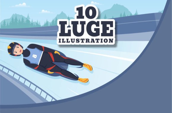Download 10 Luge Winter Sport Illustration - Illustration Collection