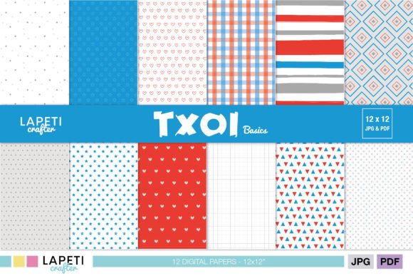 Download Colorful Digital Paper Pack for Kids - Colorful digital paper Collection