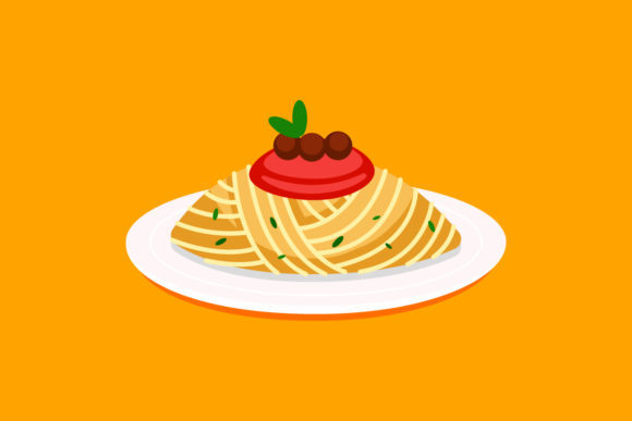Download Spaghetti Junk Food Vector Illustration - Illustration Collection