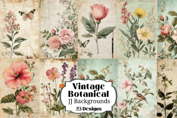 Download 23 Vintage Botanical Illustrations Flora - Illustration Collection