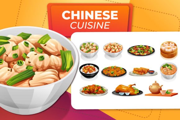 Download Chinese Cuisine Illustration - Illustration Collection