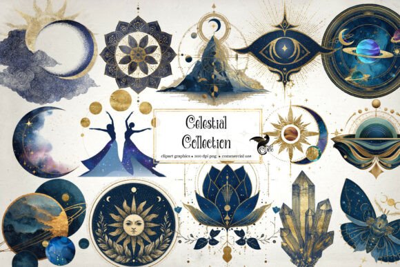 Download Celestial Collection - 200 PNG - Premium Resources