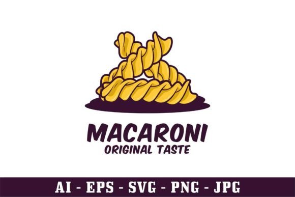 Download Spiral Macaroni Design Illustration Logo - Illustration Collection