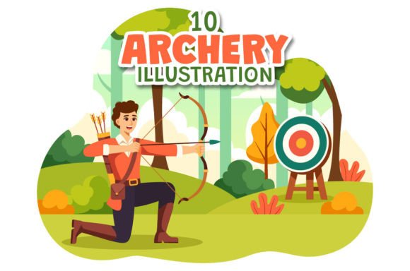 Download 10 Archery Sport Illustration - Illustration Collection