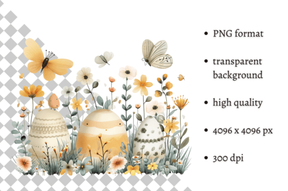 Download Cute Spring Easter Illustration PNG - Illustration Collection