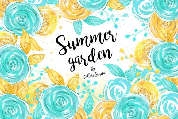 Download Floral Set, Flowers Illustrations, Roses - Illustration Collection