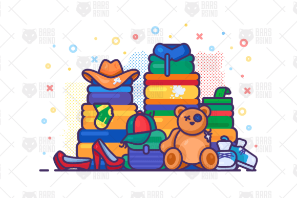 Download Textile Waste Illustration - Illustration Collection