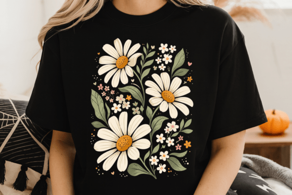Download Vintage Daisy Flower Botanical PNG - Daisy Collection