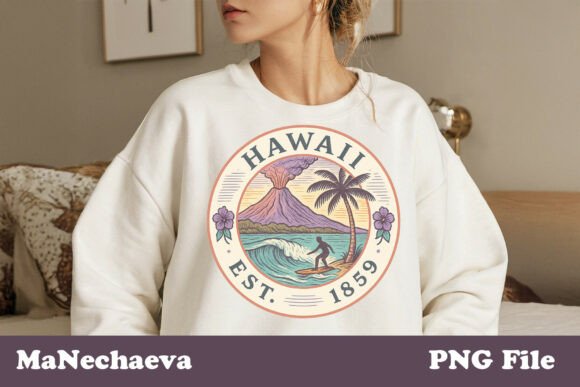 Download Hawaii USA Stamp Sublimation PNG - Hawaii Collection