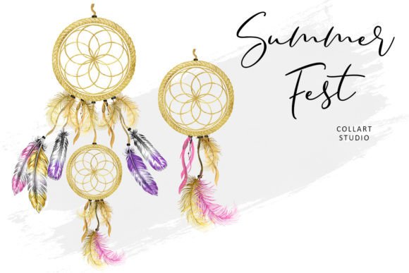 Download Summer Fest Illustrations, Dream Catcher - Illustration Collection