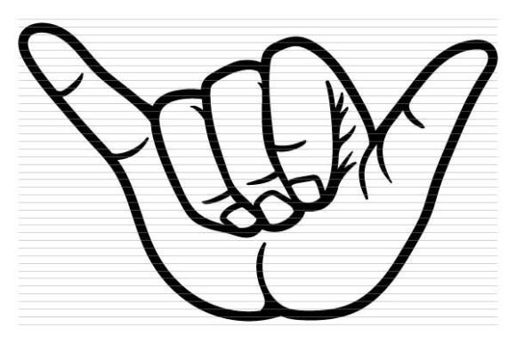 Download Shaka Hand Mahalo Aloha Hand Sign Hawaii - Premium Resources
