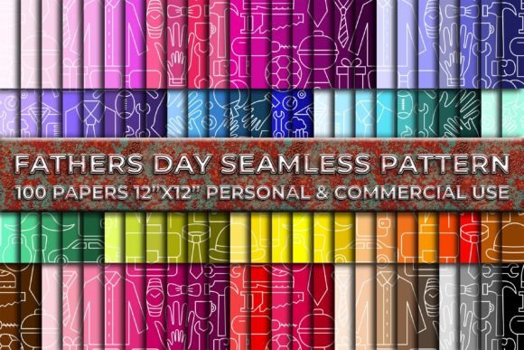 Download Fathers Day 100 Colorful Digital Paper - Colorful digital paper Collection