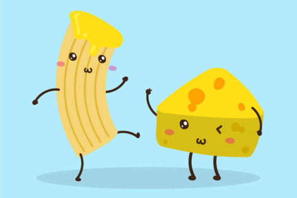 Download Cute Macaroni and Cheese Illustration - Illustration Collection