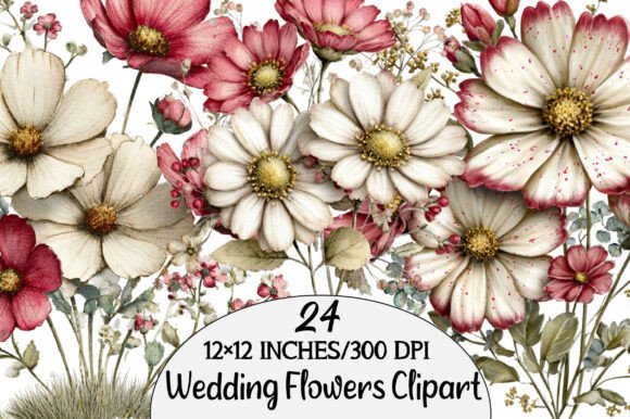 Download Whimsical Daisy Flowers Clipart - Daisy Collection