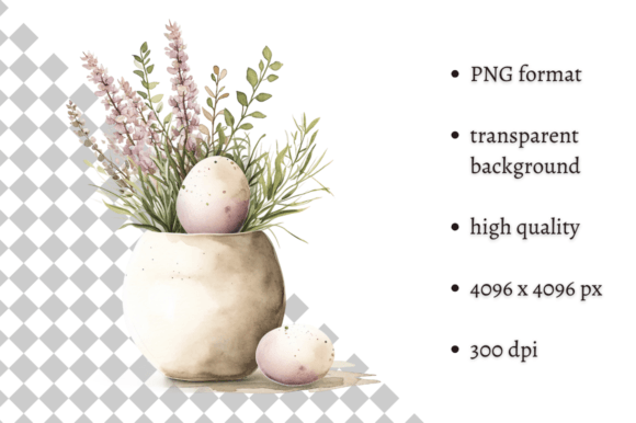Download Watercolor Easter Illustration PNG - Illustration Collection