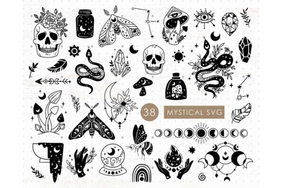 Download Mystical Witchy Collection SVG Cricut - Collection Collection