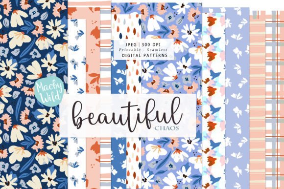 Download Beautiful Chaos Flower Patterns - Flower patterns Collection
