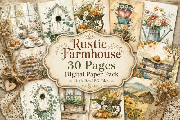 Download Rustic Autumn Journal Paper Collection - Collection Collection