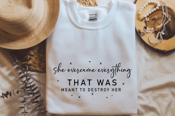 Download She Overcame Svg, Female Empowerment Svg - Empowerment Collection