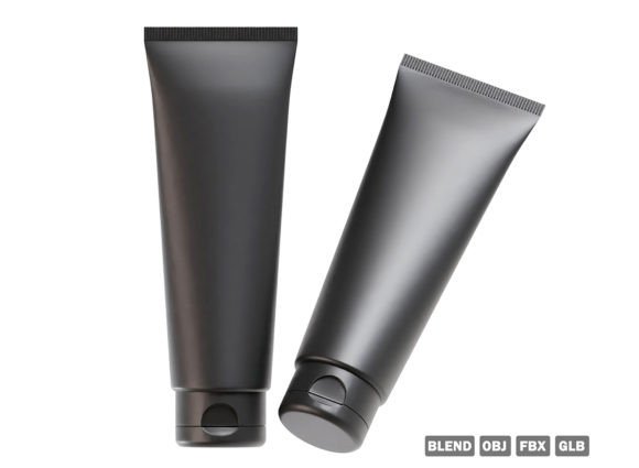 Download Cosmetic Tube High Quality 3d Model - High quality Collection