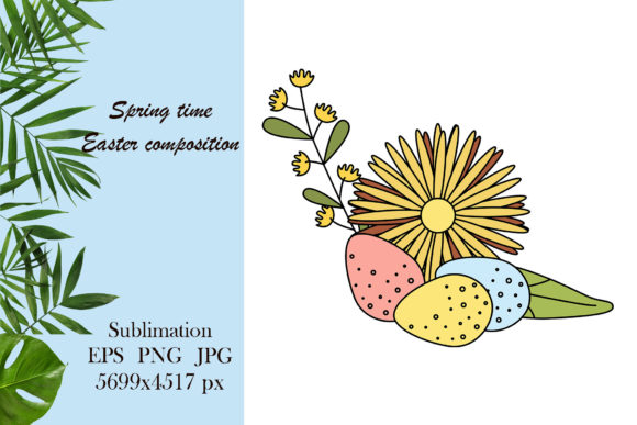 Download Spring Easter Illustration - Floral Png - Illustration Collection