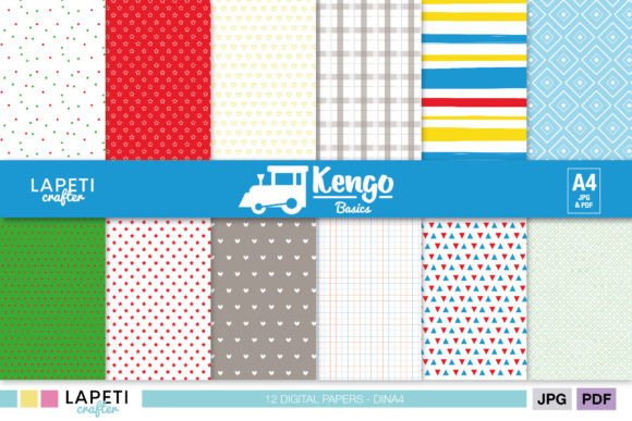 Download Colorful Digital Paper Pack, Basic Print - Colorful digital paper Collection