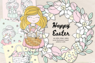 Download Happy Easter Illustration Set - Illustration Collection